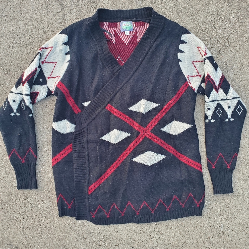 Stem & Vine Vintage Cardigan Sweater sz Medium